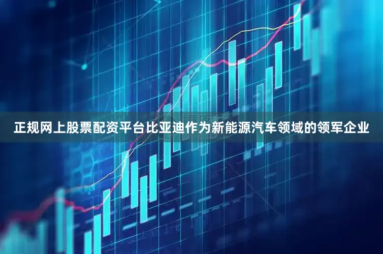 正规网上股票配资平台比亚迪作为新能源汽车领域的领军企业