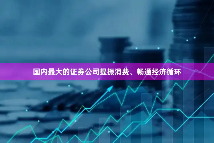 国内最大的证券公司提振消费、畅通经济循环